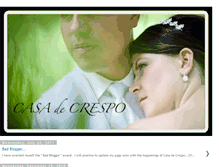 Tablet Screenshot of casadecrespo.blogspot.com