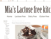 Tablet Screenshot of miaslactosefreekitchen.blogspot.com