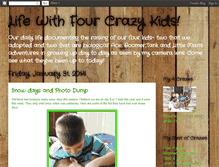 Tablet Screenshot of lifewithfourcrazykids.blogspot.com