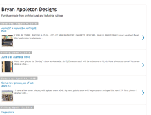 Tablet Screenshot of bryanappletondesigns.blogspot.com
