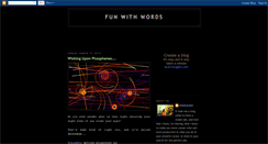 Desktop Screenshot of funwith-words.blogspot.com