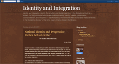 Desktop Screenshot of identityandintegration.blogspot.com