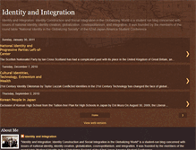 Tablet Screenshot of identityandintegration.blogspot.com
