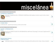 Tablet Screenshot of miscelaneacix.blogspot.com