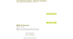 Desktop Screenshot of cars-reviews-pics.blogspot.com