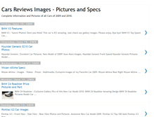Tablet Screenshot of cars-reviews-pics.blogspot.com