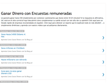 Tablet Screenshot of ganar-dinero-encuestas-remuneradas.blogspot.com