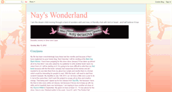 Desktop Screenshot of nayswonderland.blogspot.com