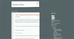 Desktop Screenshot of fatwaulama.blogspot.com