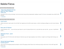 Tablet Screenshot of fatwaulama.blogspot.com