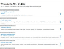 Tablet Screenshot of mrsesinformationblog.blogspot.com