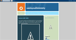 Desktop Screenshot of oasis-youthministry.blogspot.com