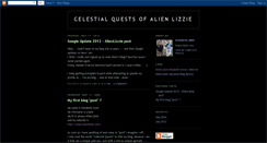 Desktop Screenshot of alienlizzie.blogspot.com