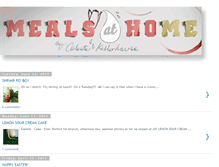 Tablet Screenshot of mealsathome.blogspot.com