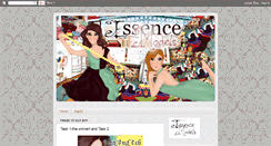 Desktop Screenshot of essence-models.blogspot.com