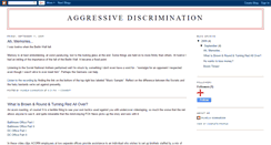 Desktop Screenshot of aggressivediscrimination.blogspot.com