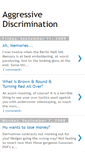 Mobile Screenshot of aggressivediscrimination.blogspot.com