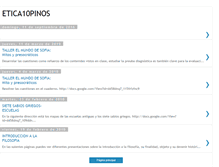 Tablet Screenshot of etica10pinos.blogspot.com