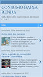 Mobile Screenshot of consumobaixarenda.blogspot.com