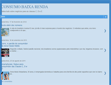 Tablet Screenshot of consumobaixarenda.blogspot.com