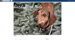 Desktop Screenshot of dachshundnola.blogspot.com