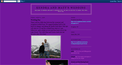 Desktop Screenshot of kendrandmatt.blogspot.com