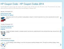 Tablet Screenshot of hpcoupon-codes.blogspot.com