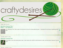 Tablet Screenshot of crafty-desires.blogspot.com