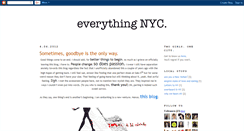 Desktop Screenshot of everythingnewyorkcity.blogspot.com