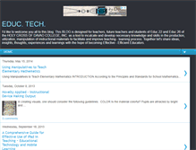 Tablet Screenshot of hcdc-eductech.blogspot.com