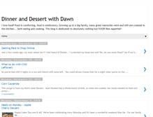 Tablet Screenshot of dawnsfood.blogspot.com