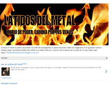 Tablet Screenshot of latidosdelmetal.blogspot.com