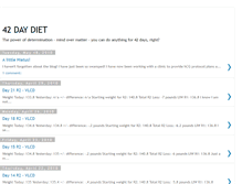 Tablet Screenshot of 42daydiet.blogspot.com