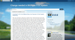 Desktop Screenshot of changeneededinmichiganfocsystem.blogspot.com