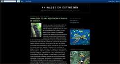 Desktop Screenshot of animalesextincionandres.blogspot.com