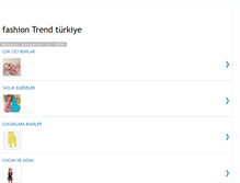 Tablet Screenshot of fashiontrendturkiye.blogspot.com