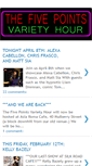 Mobile Screenshot of fivepointsvarietyhour.blogspot.com
