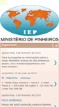 Mobile Screenshot of ministeriodepinheiros.blogspot.com