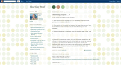 Desktop Screenshot of blueskystuff.blogspot.com