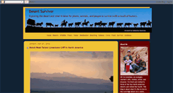 Desktop Screenshot of desertsurvivor.blogspot.com