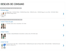 Tablet Screenshot of desejodeconsumo.blogspot.com