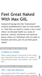 Mobile Screenshot of feelgreatnaked.blogspot.com