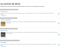 Tablet Screenshot of lacocinitadealicia.blogspot.com