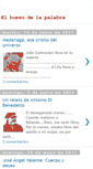Mobile Screenshot of elhuesodelapalabra.blogspot.com