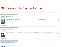 Tablet Screenshot of elhuesodelapalabra.blogspot.com