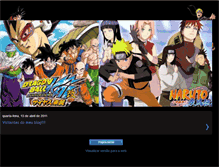 Tablet Screenshot of dbz-naruto2011.blogspot.com