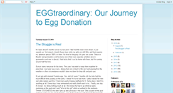 Desktop Screenshot of journey2eggdonation.blogspot.com