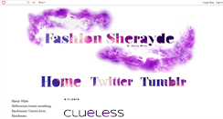 Desktop Screenshot of fashionsherayde.blogspot.com