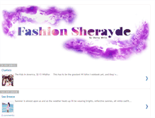 Tablet Screenshot of fashionsherayde.blogspot.com