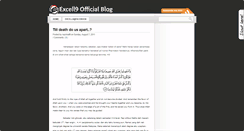Desktop Screenshot of excell9.blogspot.com
